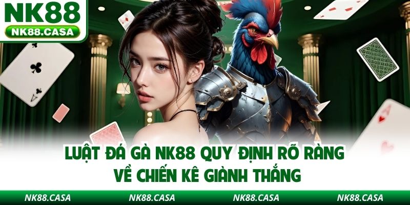 Luật đá gà NK88 quy định rõ ràng về chiến kê giành thắng